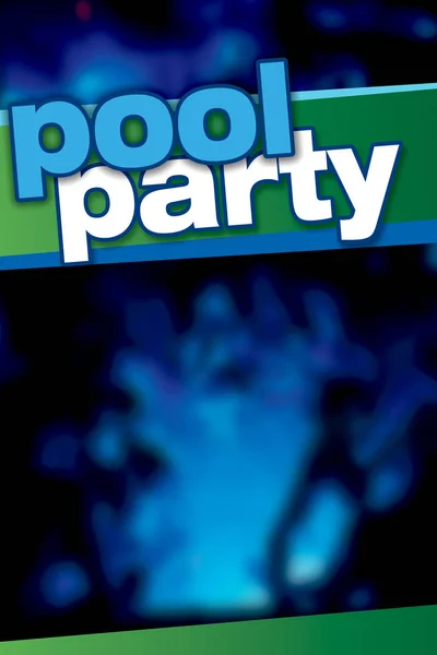 Pool Party Poster — Stock Photo, Image