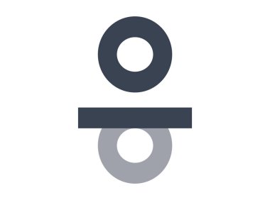 Soyut yüzde simgesi