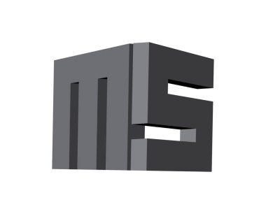 3D Ms Logo tasarımı