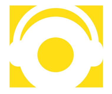 Kulaklık ile müzik konsept tasarımı