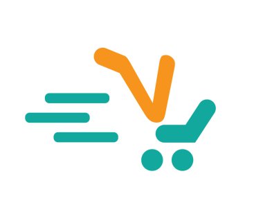 Alışveriş sepeti simgesini v