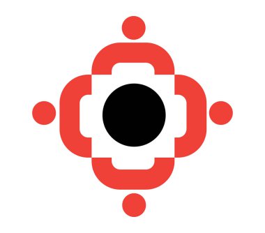 Ekip çalışması simgesi tasarım