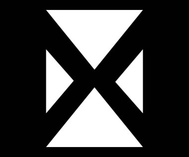 Çapraz simgesi tasarım