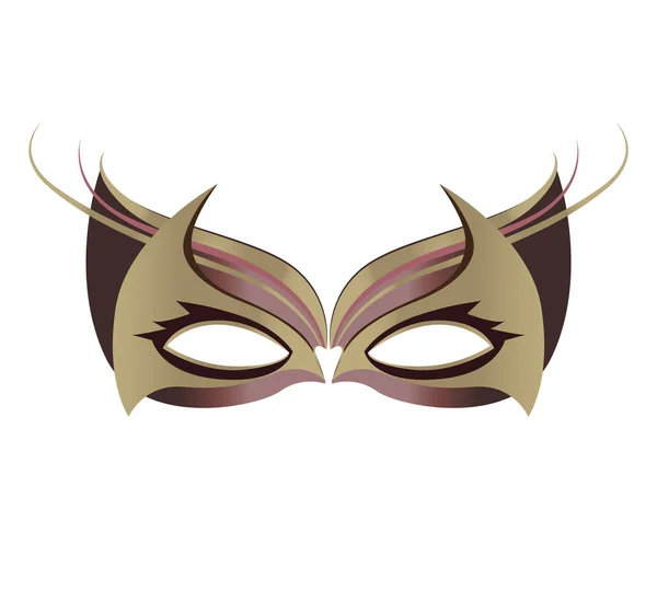 Masquerade Glasses Design — Stock Vector