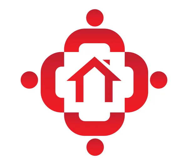 Rodzina ikona designu z domu — Wektor stockowy