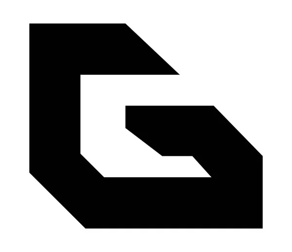 G ตัวอักษรไอคอน — ภาพเวกเตอร์สต็อก