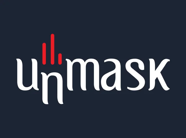 UnMask Concept Design — Stock Vector