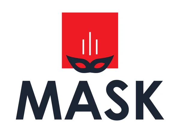 Design konceptu masky — Stockový vektor