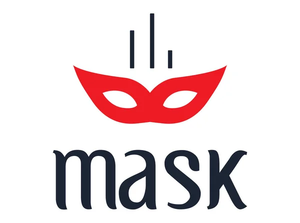 Design konceptu masky — Stockový vektor