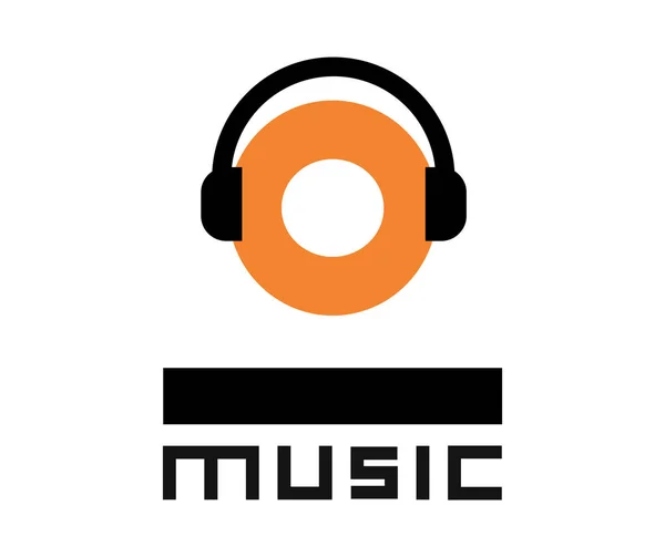 Music Logo Design — Stock Vector