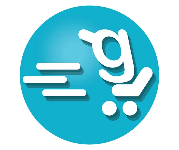 Піктограма кошика для G — стоковий вектор