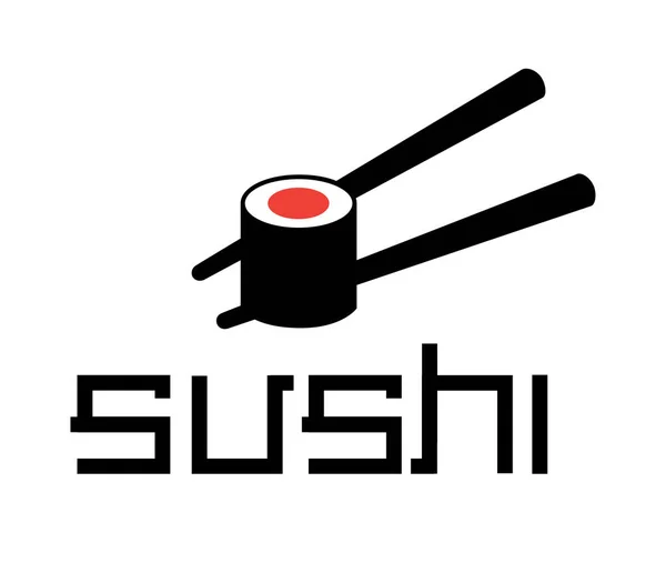 Sushi-logotypen koncept — Stock vektor