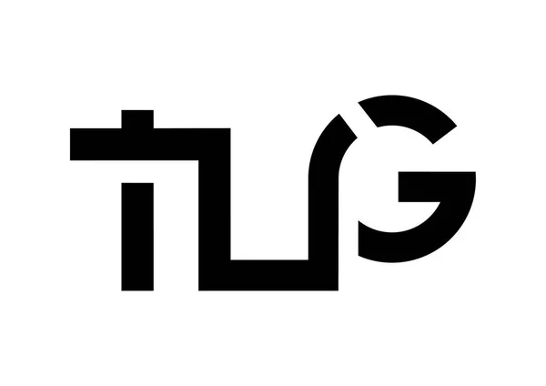 TUG Letter Logo — Stock Vector