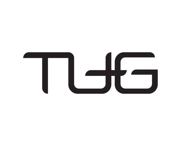 TUG Letter Logo — Vector de stoc