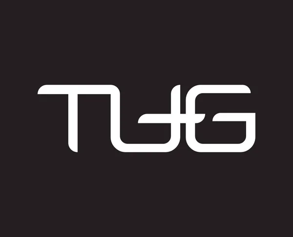 TUG logotipo da carta — Vetor de Stock