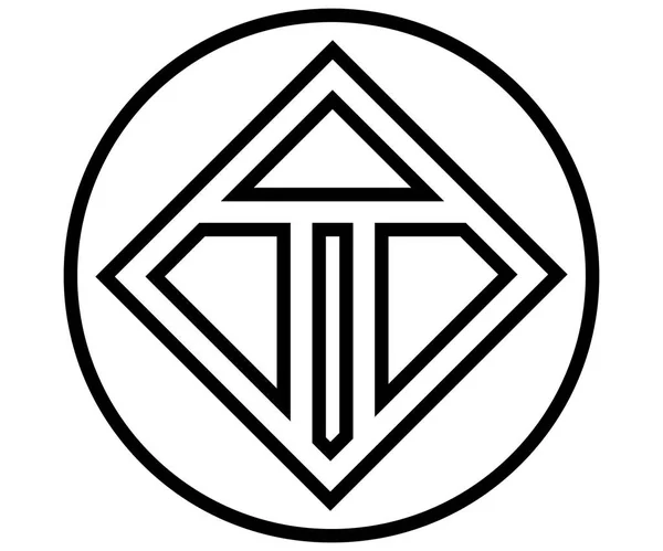Design de logotipo T —  Vetores de Stock