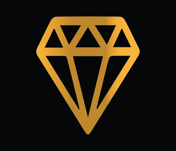 Diamond Icon Design — Stock Vector