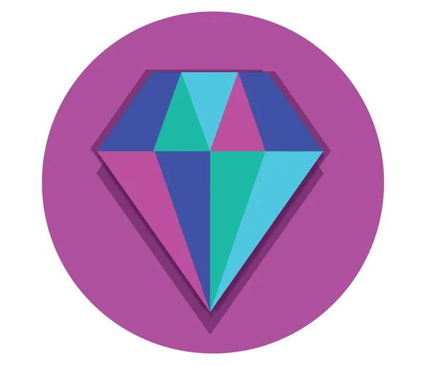 Diamond Icon Design — Stock Vector