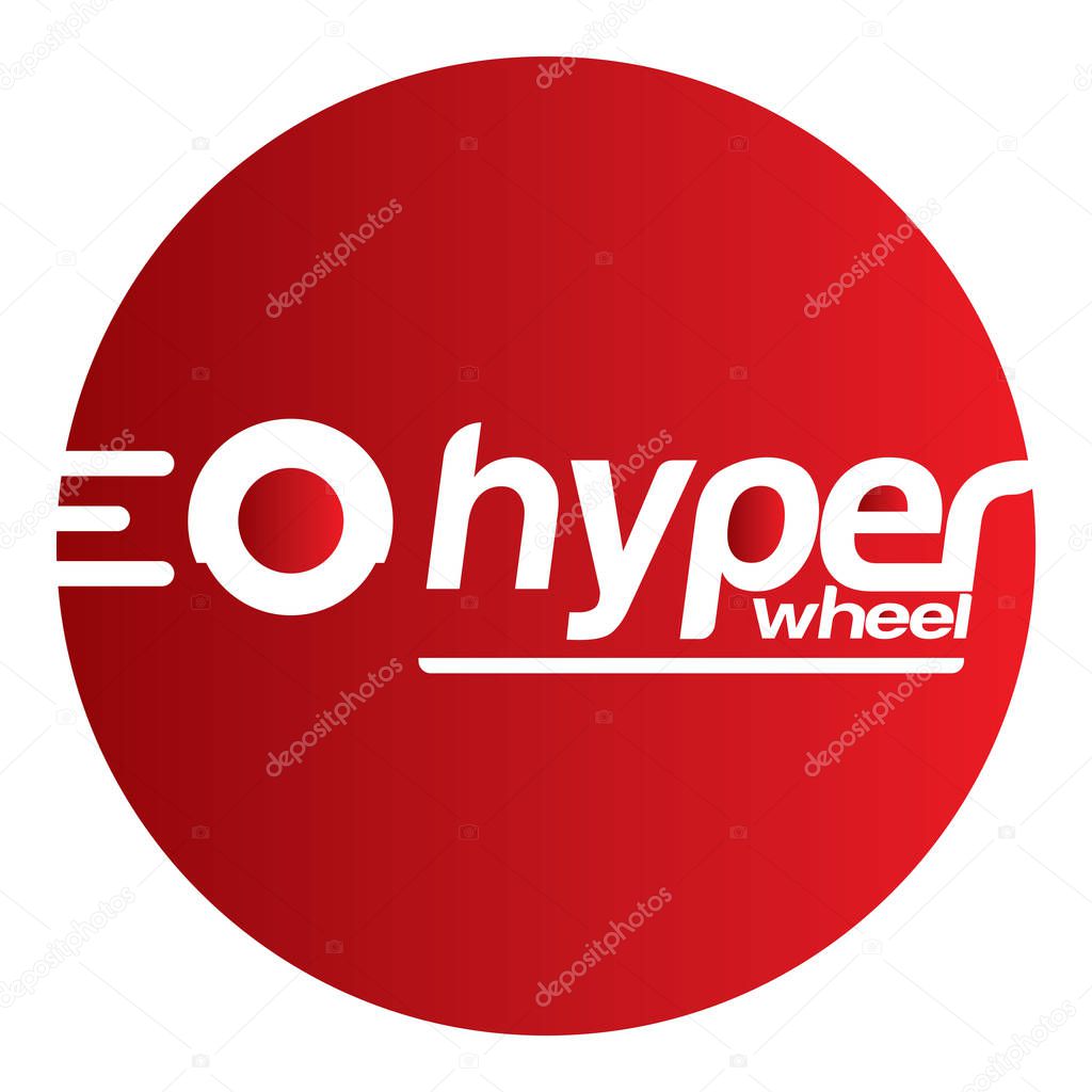 Hyper Wheel Sticker, Design, AI 8 supported.