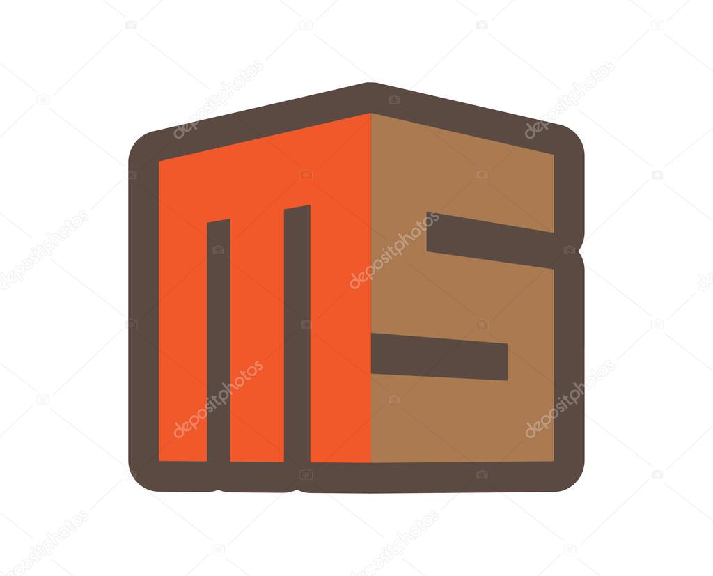3D MS Logo Design