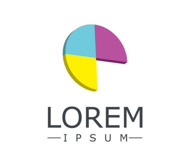 Ev baskı 3d Logo kavramı