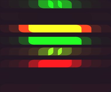 Yatay Renk Hücreleri ile Arkaplan