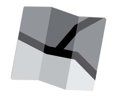 Harita simgesi tasarım