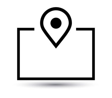 Harita simgesi ve PIN tasarım