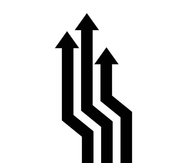 Flèches vers le haut Design — Image vectorielle