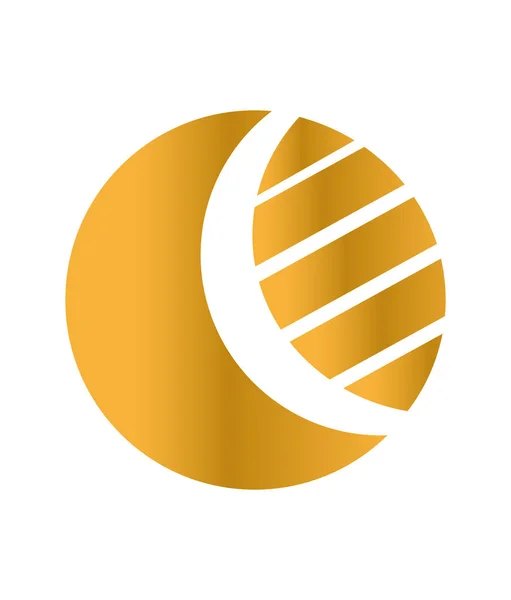 Εικονίδιο με το λογότυπο φεγγάρι — Διανυσματικό Αρχείο