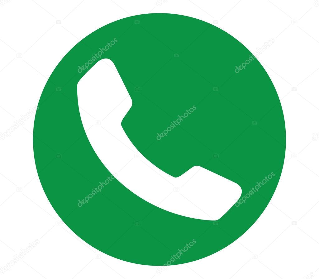 Green Phone Icon Design. EPS 8 supported.