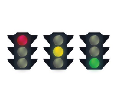 Trafik ışıkları Set tasarımı