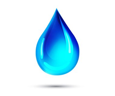 Gerçekçi damla illüstrasyon