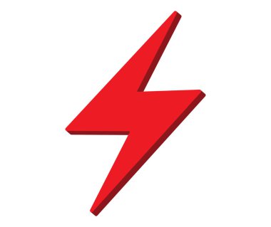 Yıldırım simgesi tasarım