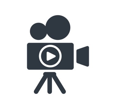 Reel projektör simgesi tasarım