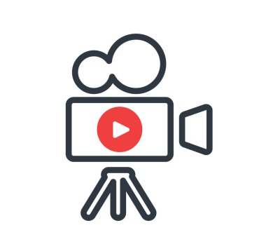 Reel projektör simgesi tasarım