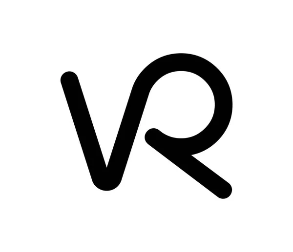 VR Logo tasarımı — Stok Vektör