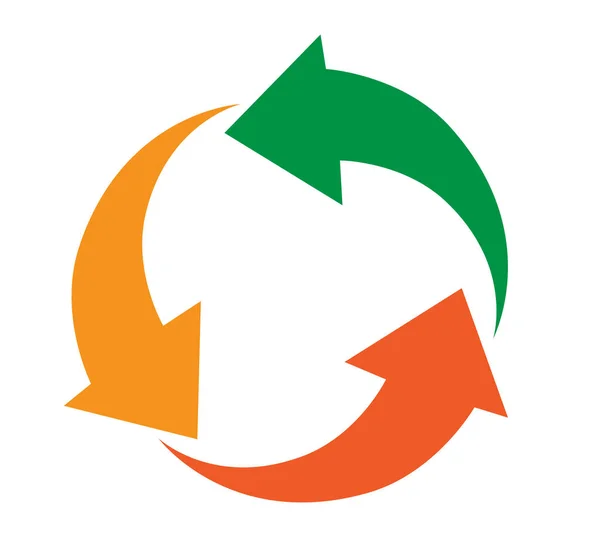 Icono de reciclaje Diseño — Vector de stock