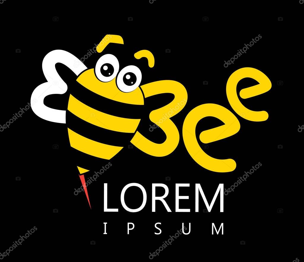 Abstract Bee Character Design
