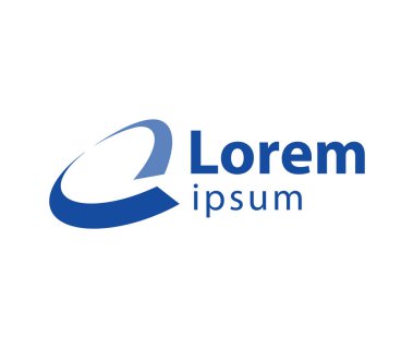 Bir mektup Logo tasarımı için