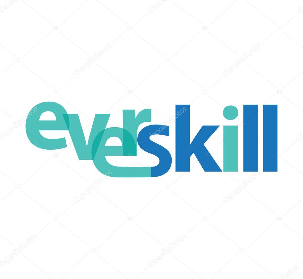 Skill Logo Concept Design. EPS 10 supported.