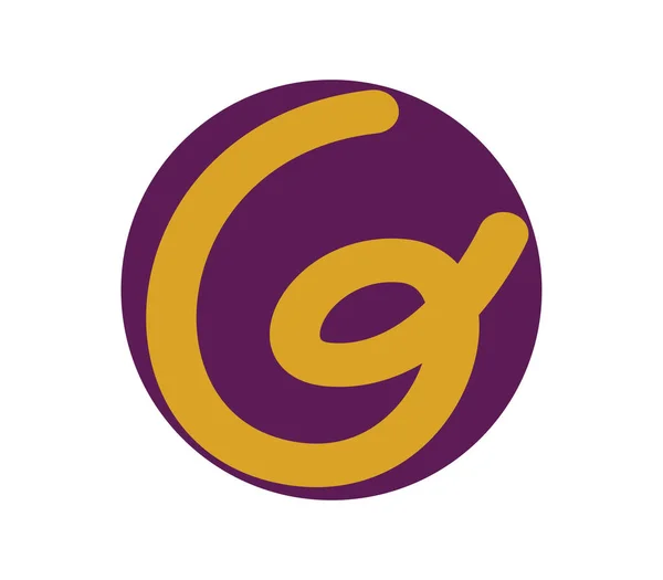 G Concept de conception du logo — Image vectorielle