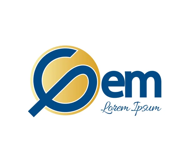 Phi en Gem Logo ontwerp — Stockvector