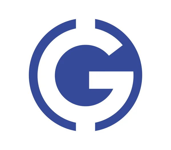 G 로고 디자인 컨셉 — 스톡 벡터