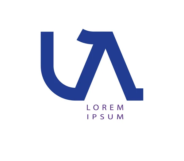 LA Logo Design — стоковий вектор