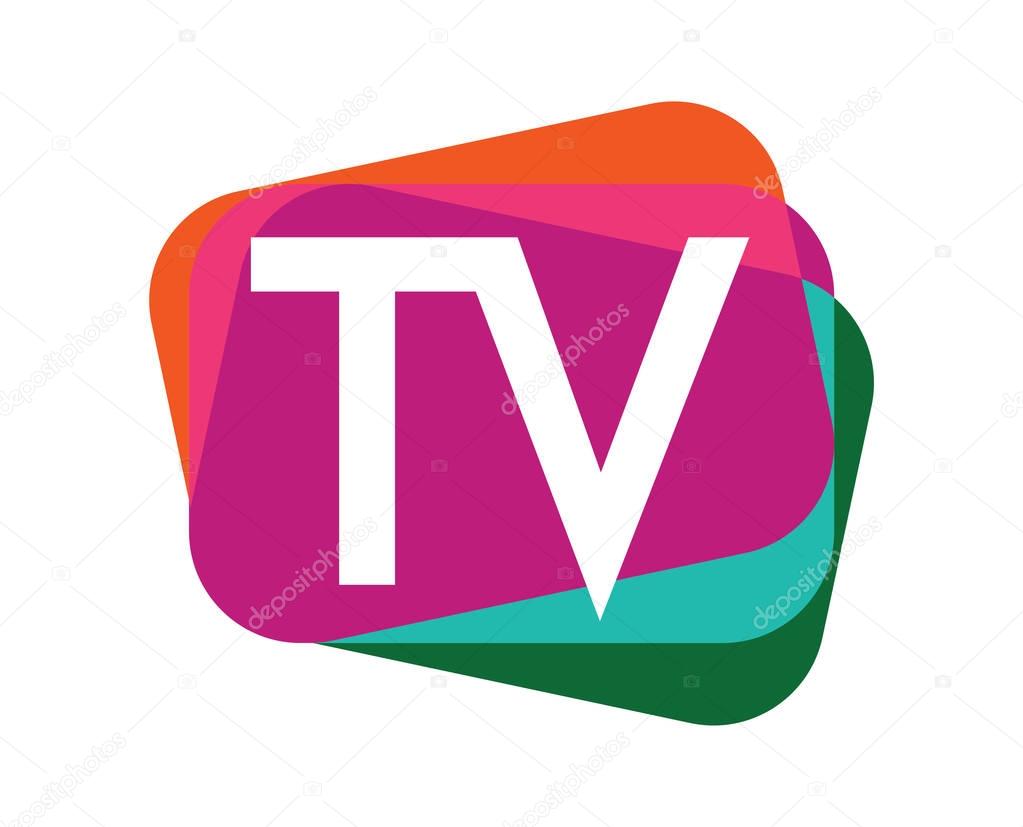 TV Logo Design Set. EPS 8 supported.