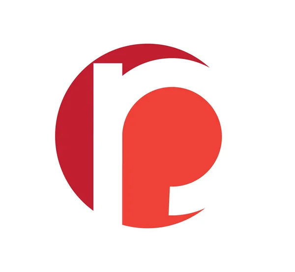 Diseño del logotipo con letra P — Archivo Imágenes Vectoriales