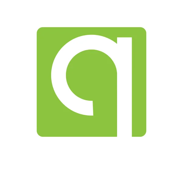 การออกแบบโลโก้ด้วยตัวอักษร Q — ภาพเวกเตอร์สต็อก