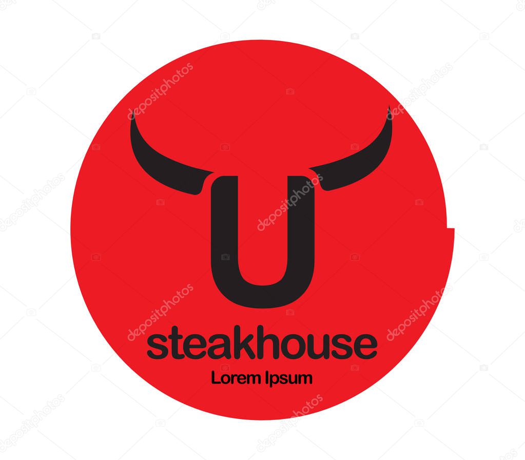 Steakhouse Logo Design Concept.