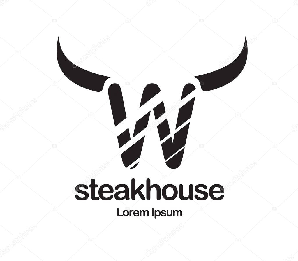 Steakhouse Logo Design Concept.